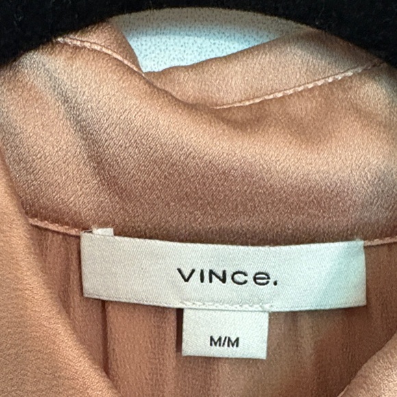 Vince Blush Silk Blouse - Picture 2 of 6